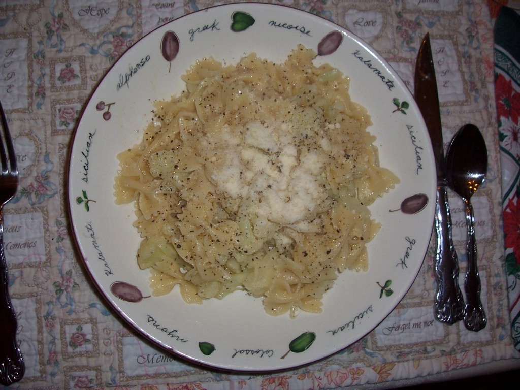Cauliflower and Pasta