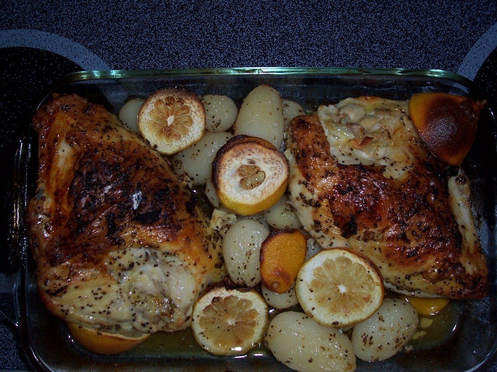 Chicken with Lemon and Oregano