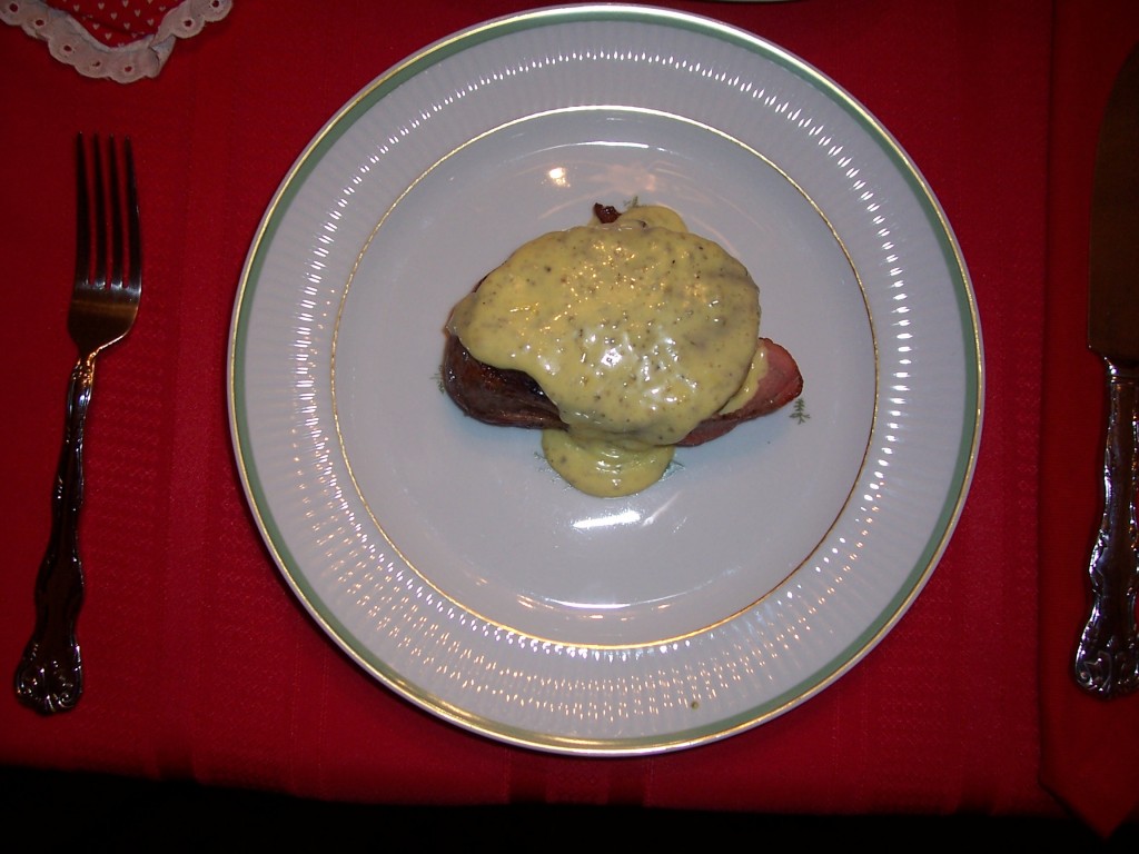 Filet Mignon and Bearnaise Sauce