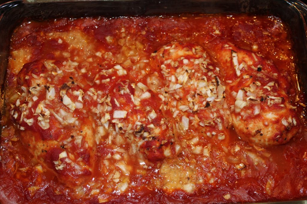 Honey Tomato Baked Chicken