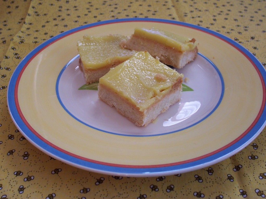 Shortbread and Lemon Curd Bars