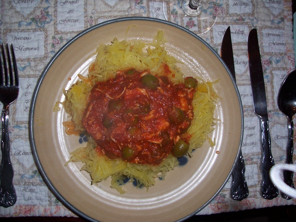 Spaghetti Squash & Chicken